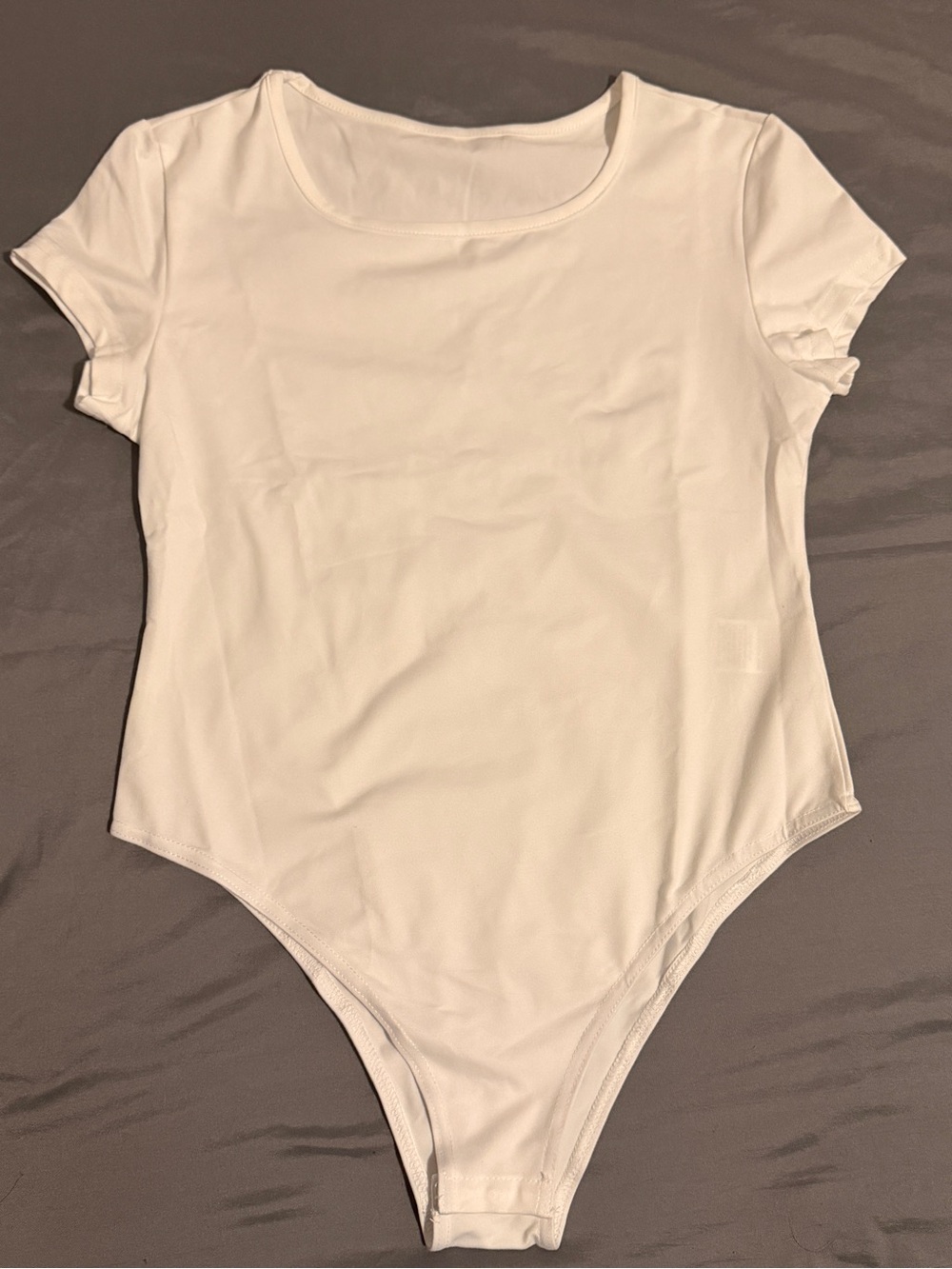 Classic White Short-Sleeve Bodysuit